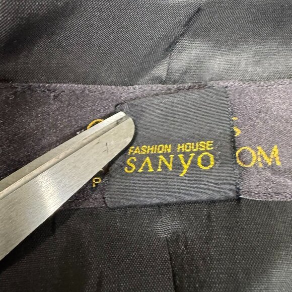 VTG Classiques for Nordstrom Women's Petite Herringbone Size 0 Petite Black Whit - Picture 7 of 8